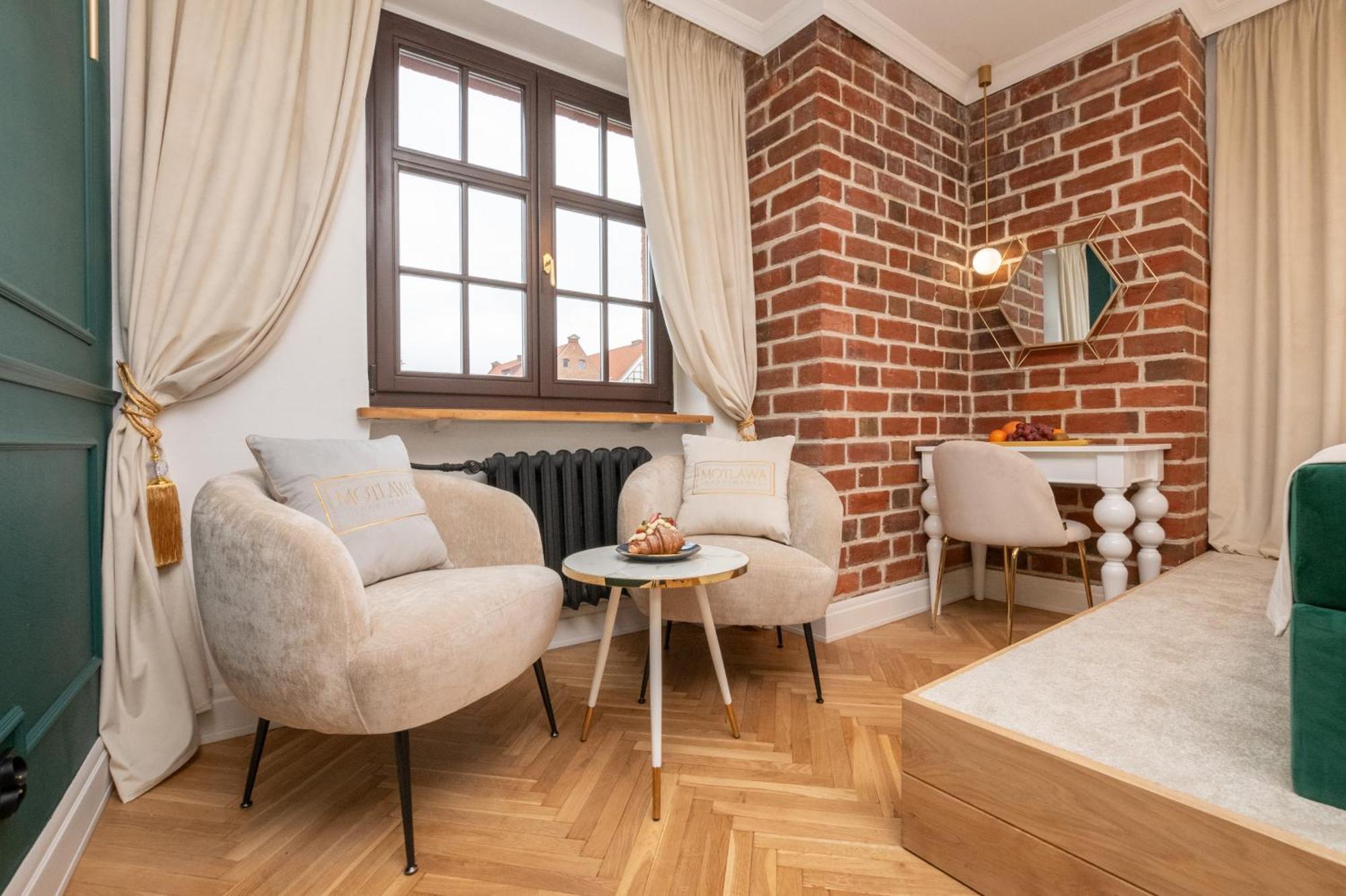 Motlawa Apartments - Old Town & River Viev, Fast Wifi Gdańsk Exteriör bild