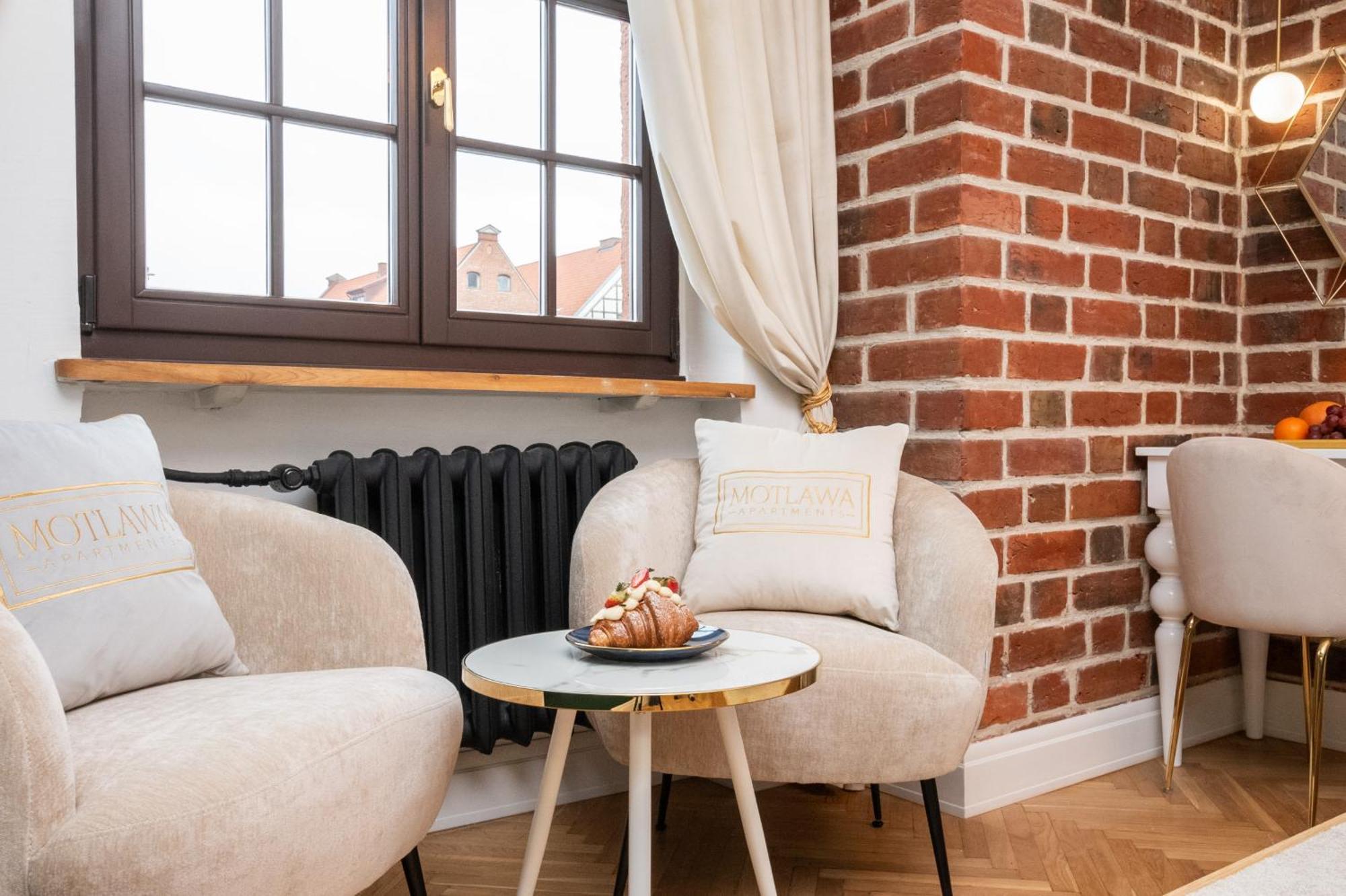 Motlawa Apartments - Old Town & River Viev, Fast Wifi Gdańsk Rum bild