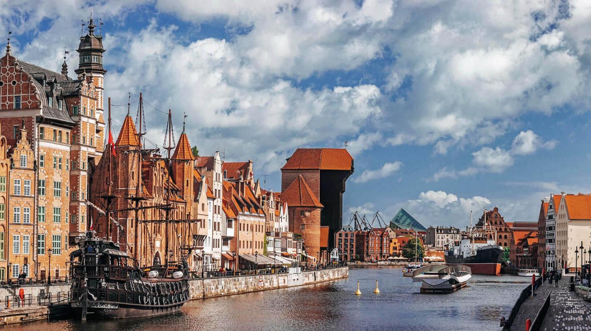 Motlawa Apartments - Old Town & River Viev, Fast Wifi Gdańsk Exteriör bild