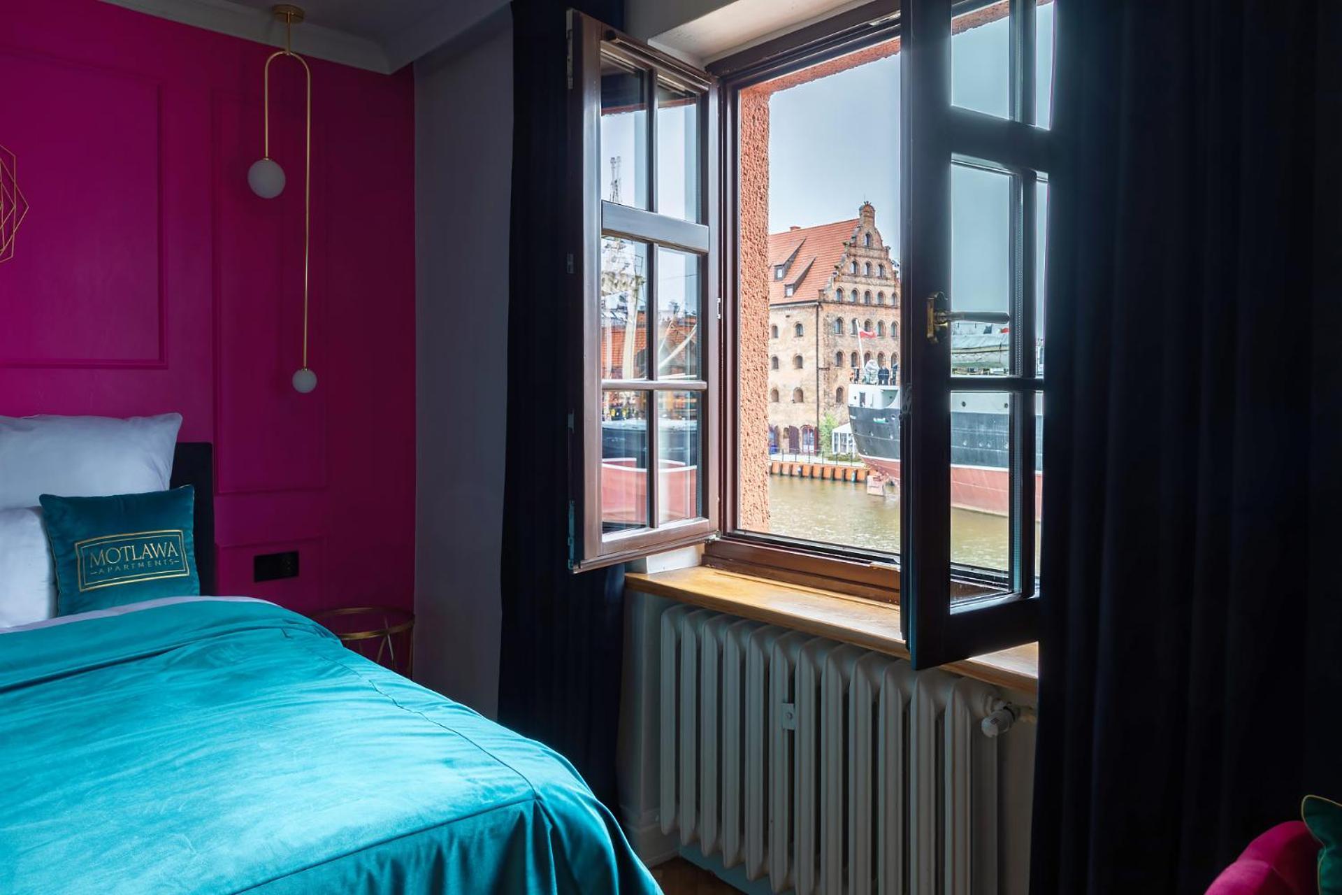 Motlawa Apartments - Old Town & River Viev, Fast Wifi Gdańsk Exteriör bild